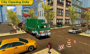 Garbage Truck Simulator 2018 City Cleaner Service screenshot 1