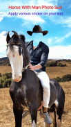 Horse With Man Photo Suit screenshot 4