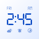 Alarm Clock: Loudest, Digital Clock, Time, Weather Icon