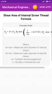 Mechanical Engineering Formula screenshot 2