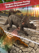 Triceratops Simulator Dinosaur Pet Racing 2017 screenshot 3