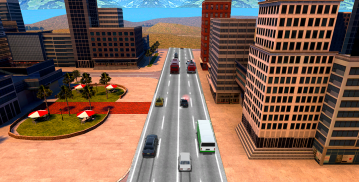 Verkehrs-Rennwagen-Spiel screenshot 2