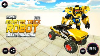 Real Robot Transform Monster Truck Fight screenshot 3