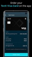 TenX กระเป๋าเงิน bitcoin คริปโทเคอร์เรนซีบัตรเดบิต screenshot 0