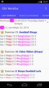 ESV Workout Organizer Lite screenshot 6