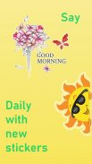 Good Morning stickers for whatsapp - WAStickerapps screenshot 0