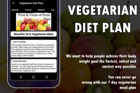 Vegetarian Diet Plan screenshot 2