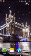 Snow in London Live Wallpaper screenshot 1