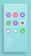 LITTLE™ XPERIA Theme | CYAN 🎨 screenshot 2