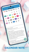 Calendario Note screenshot 0