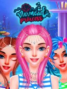 Mermaid Princess MakeUp DressUp Salon Games screenshot 2
