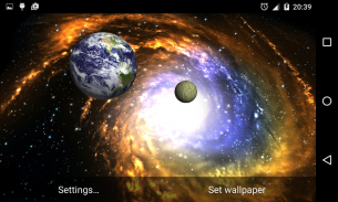 3D Galaxy Live Wallpaper HD Deluxe screenshot 10