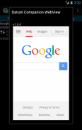Datum Mobile Companion WebView screenshot 0