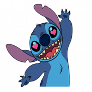 Cute Blue Koala Stitch Stickers for WhatsApp screenshot 1