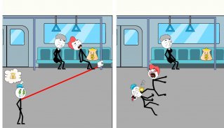 Thief Stick Puzzle: Man Escape screenshot 1