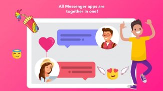 Mensajeros de video sociales: aplicación de chat screenshot 11