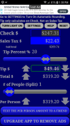 Restaurant Tip Calculator screenshot 1