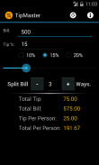 Tip Master Tip Calculator screenshot 2