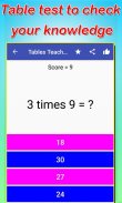 Math Tables Game And Test screenshot 1