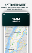 HUD Speedometer Digital: GPS, Speed Limit Widget screenshot 1