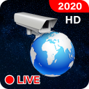 Online Live Cam : Live Stream Public Webcams Earth Icon