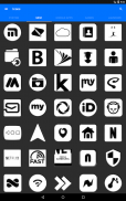 White and Black Icon Pack screenshot 15