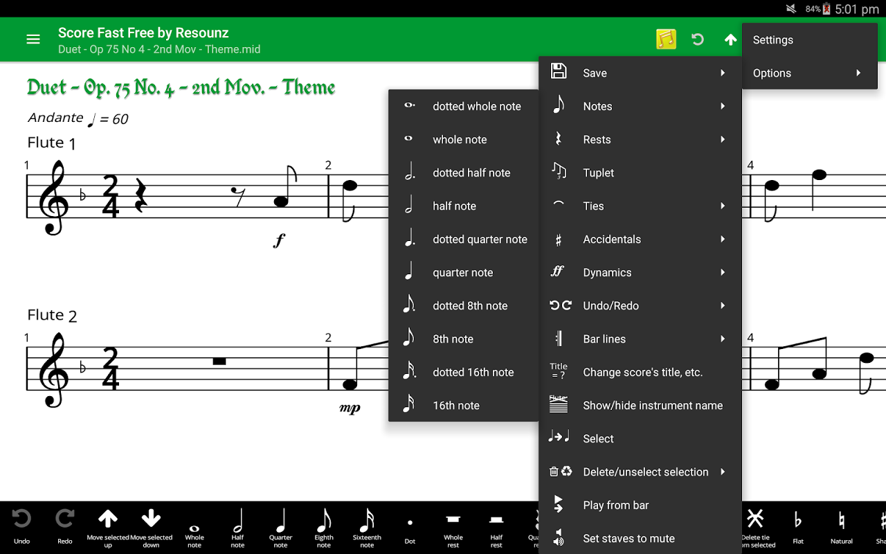 Score Fast Pro: compose, notat for Android - App Download