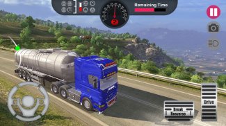 Offroad Oil Tanker Truck Driving Simulator 2021 screenshot 2