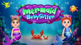 Twin mermaid babysitter care screenshot 3