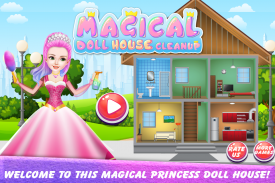 Magical Doll House Clean up screenshot 2