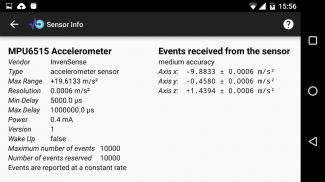 Sensor Info screenshot 4