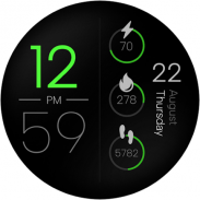 Digital Minimal Watch Face IO screenshot 4