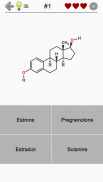 Steroids: Chemical Formulas of Hormones and Lipids screenshot 0
