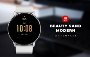 Beauty Sand Modern Watch Face screenshot 2