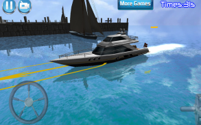 3D Parcheggio Barca Corsa Sim screenshot 9