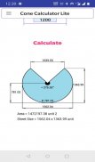 Cone Calculator Lite screenshot 2