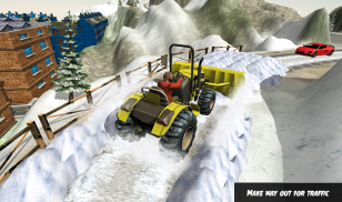 Heavy Snow Plow Clean Road Simulator 3D screenshot 5