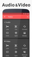 Timbre: Couper, rejoindre, convertir audio, vidéo screenshot 0
