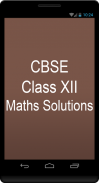 CBSE Class XII Maths Solutions screenshot 0