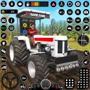 Village Tractor Farming Games Icon