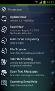 Antivirus PRO für Mobilgeräte screenshot 3