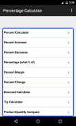 Percentage (%) Calculator screenshot 0