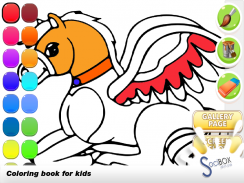 horse coloring book screenshot 7
