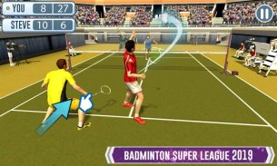 Badminton League 2019 - badminton racket game screenshot 1