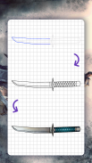 How to draw weapons. Daggers screenshot 1
