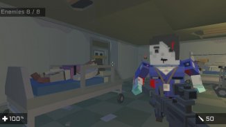 Low Poly Zombies - FPS Game screenshot 2
