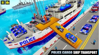 Police Transporter Cargo Ship screenshot 0