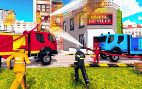 Idle Firefighter Truck Game:Fire Emergency Manager screenshot 6