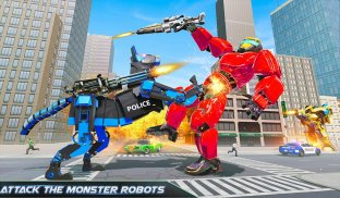 US Police Transform Robot Car Cop Dog: Robot game screenshot 8