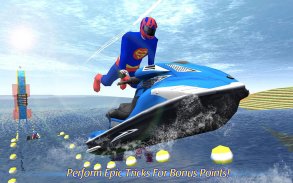 Jetski Water Racing: Superheroes League screenshot 2